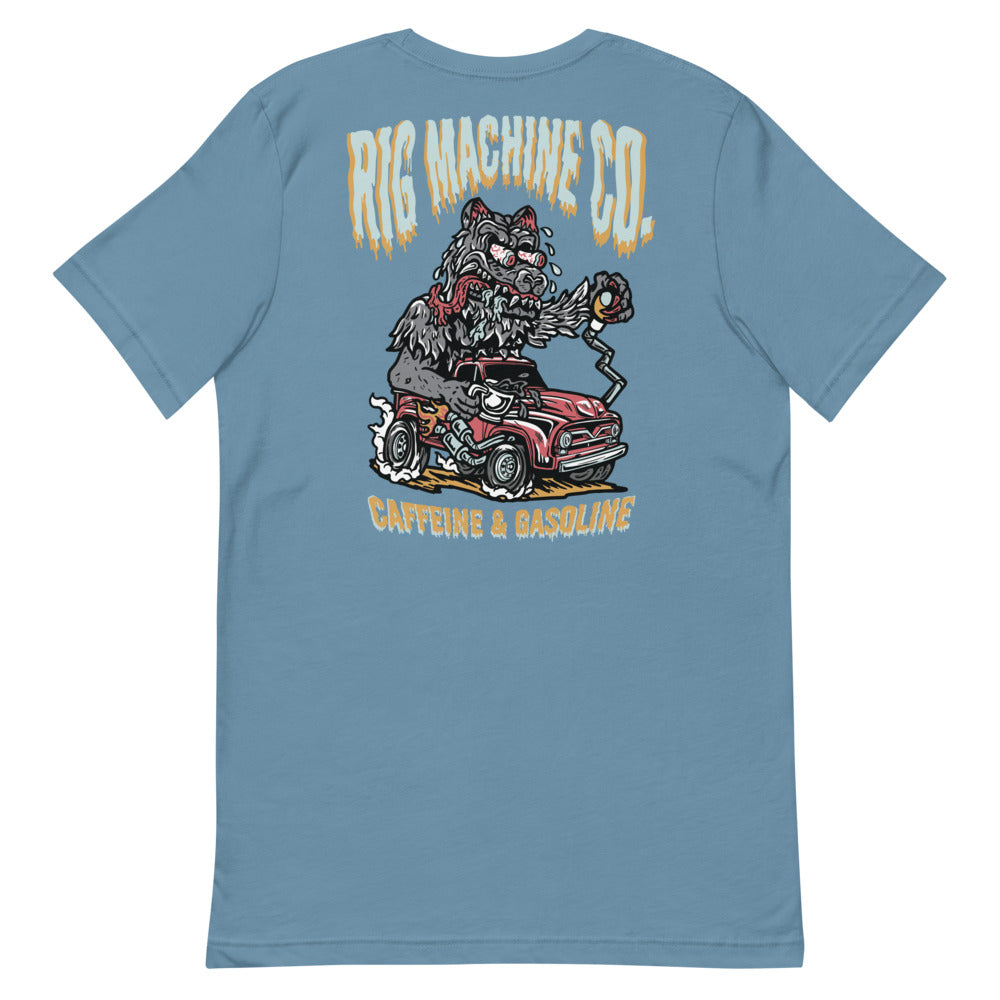RMC CAFFEINE & GASOLINE, Short-Sleeve Unisex T-Shirt