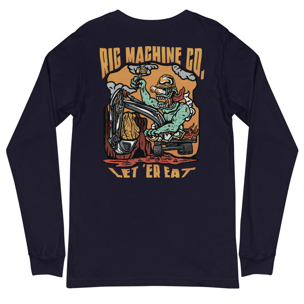 RMC LET 'ER EAT, Unisex Long Sleeve Tee