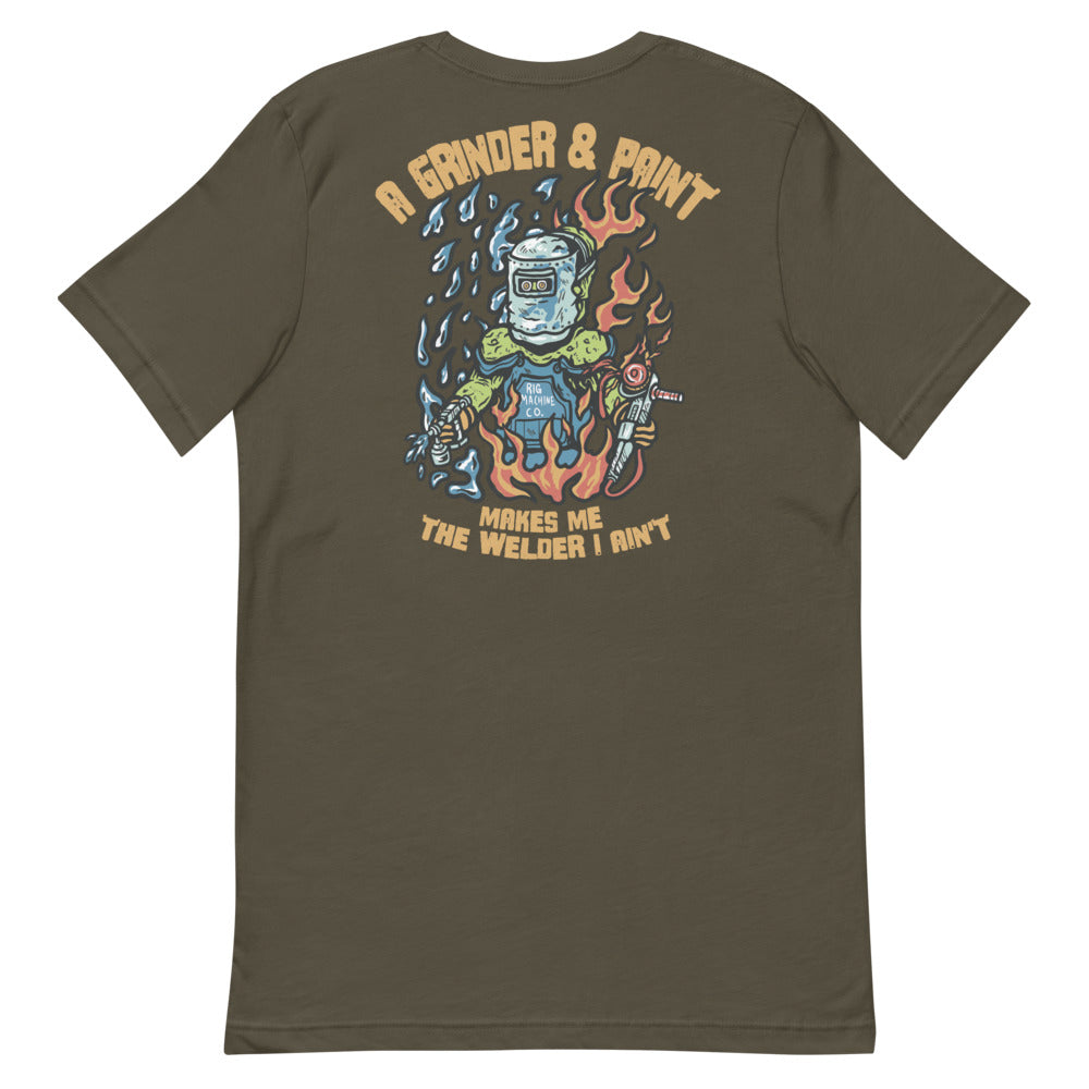 RMC GRINDER & PAINT, short sleeve Unisex T-shirt