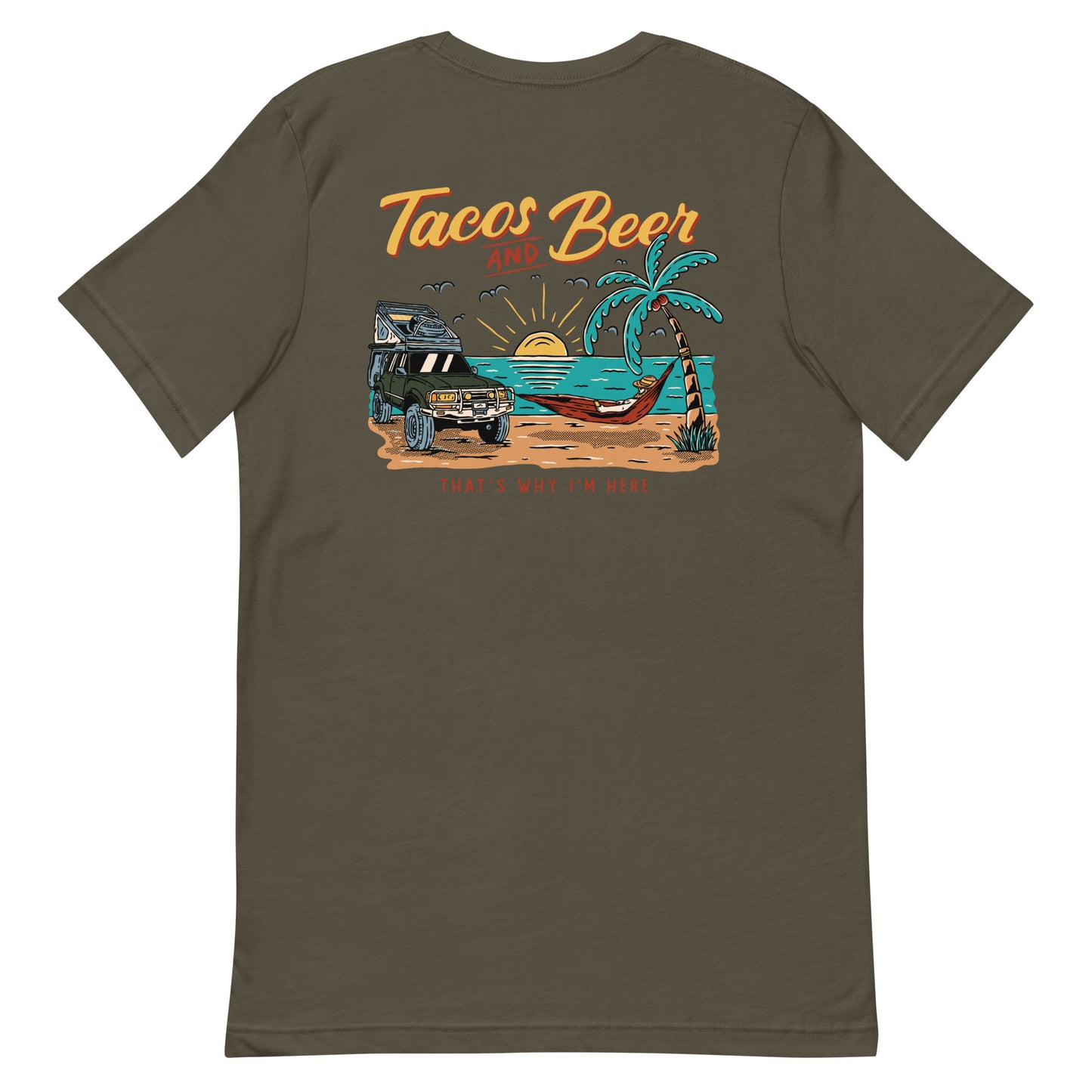 R.O. TACOS AND BEER, Unisex t-shirt