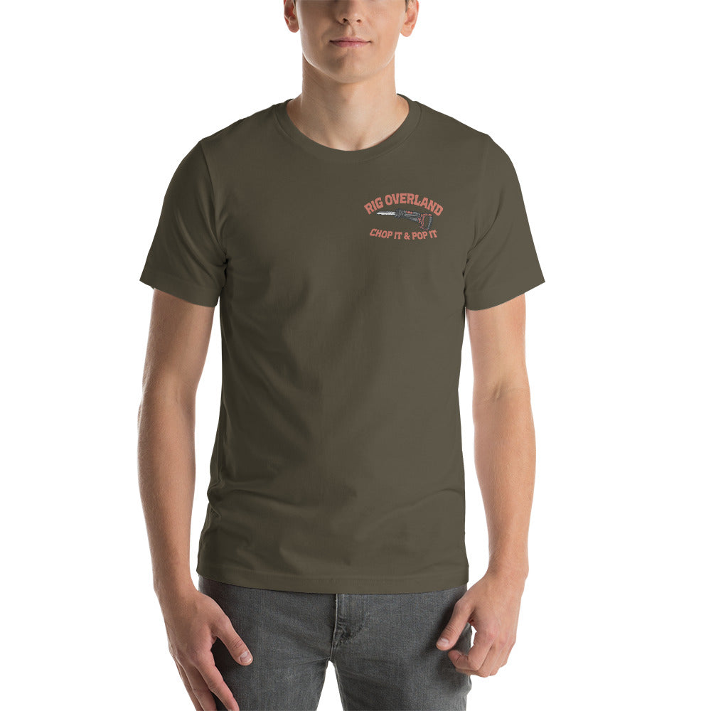 R.O. CHOP IT & POP IT, Short-sleeve unisex t-shirt