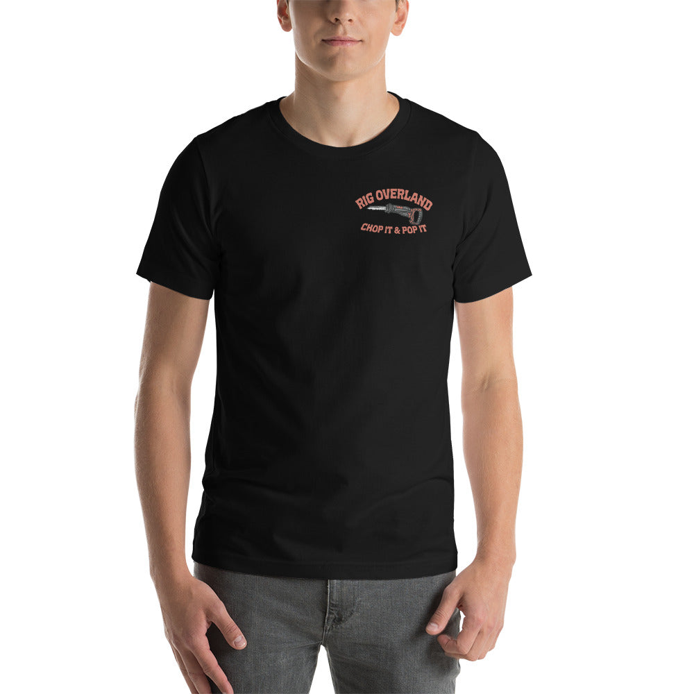 R.O. CHOP IT & POP IT, Short-sleeve unisex t-shirt