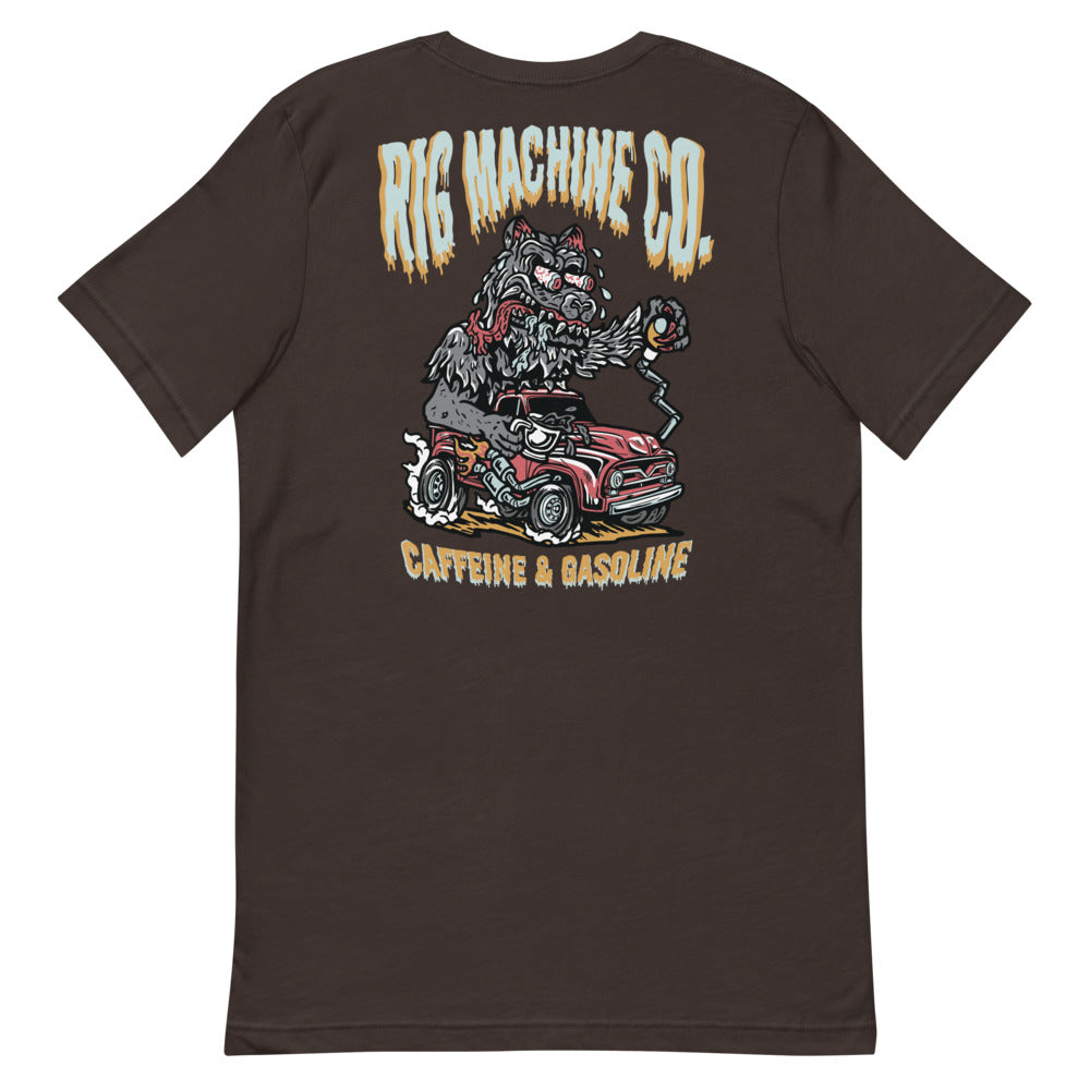 RMC CAFFEINE & GASOLINE, Short-Sleeve Unisex T-Shirt