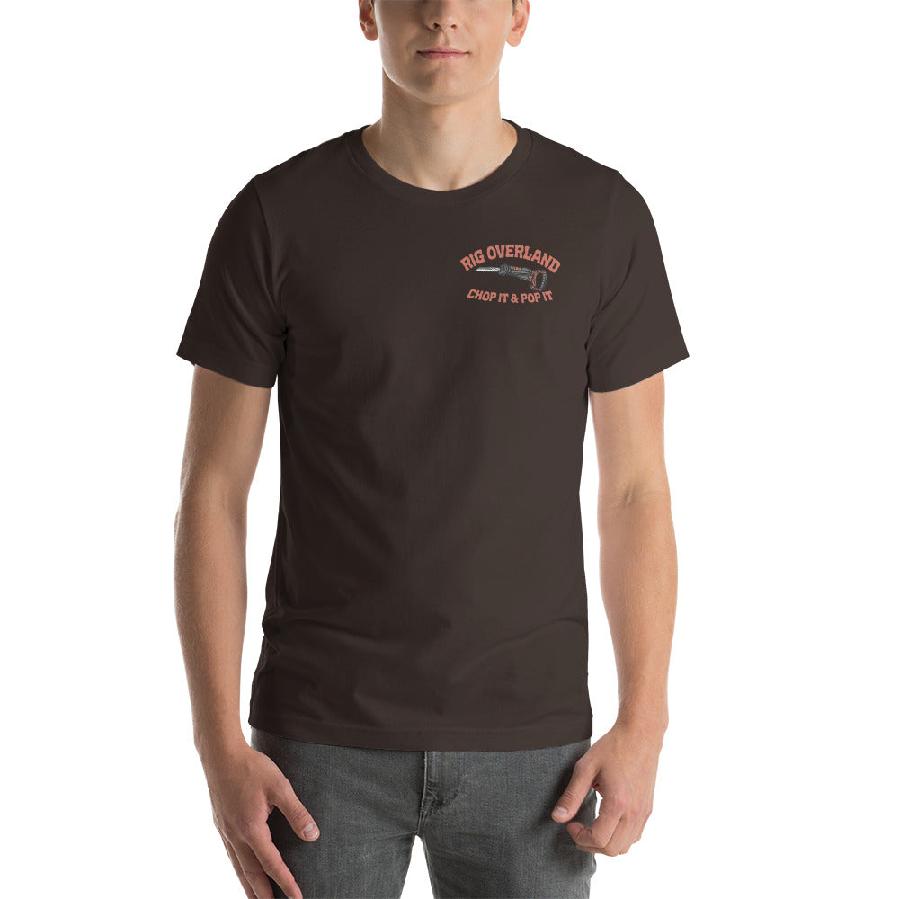 R.O. CHOP IT & POP IT, Short-sleeve unisex t-shirt