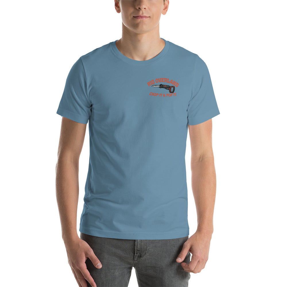 R.O. CHOP IT & POP IT, Short-sleeve unisex t-shirt